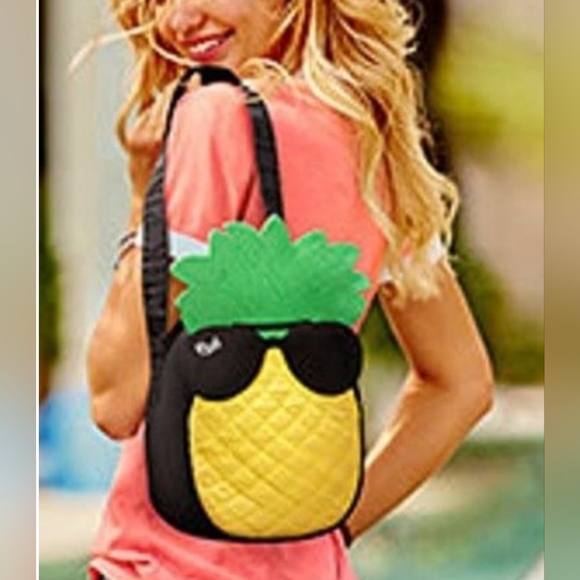 PINK Victoria's Secret Handbags - PINK - Victoria's Secret Pink Pineapple Cooler Bag